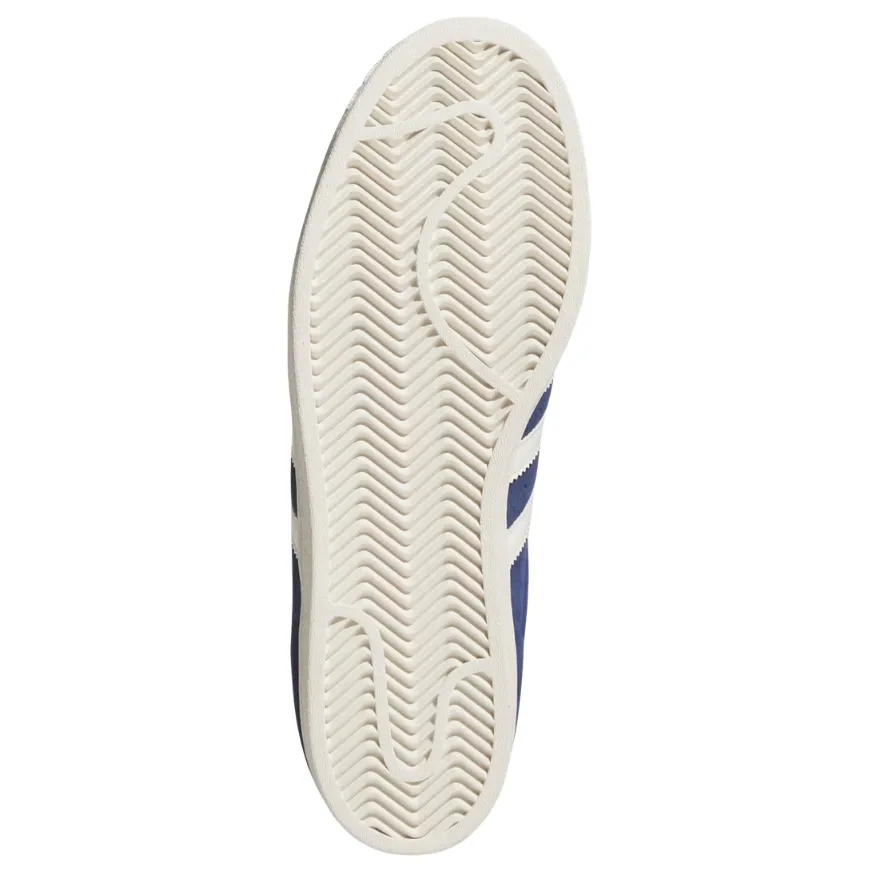 Adidas Superstar ADV Dark Blue Chalk White Gold Metallic Shoes [Size: US 10]