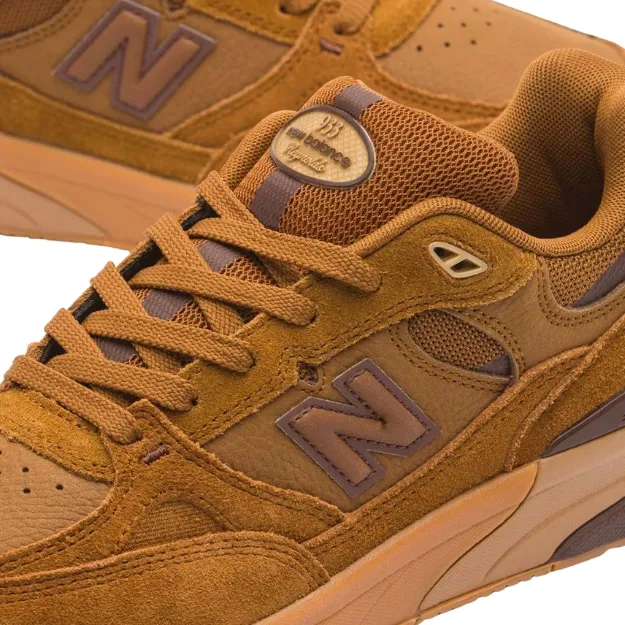 New Balance Reynolds NM933LRO Wheat Gum Mens Skate Shoes [Size: US 8]
