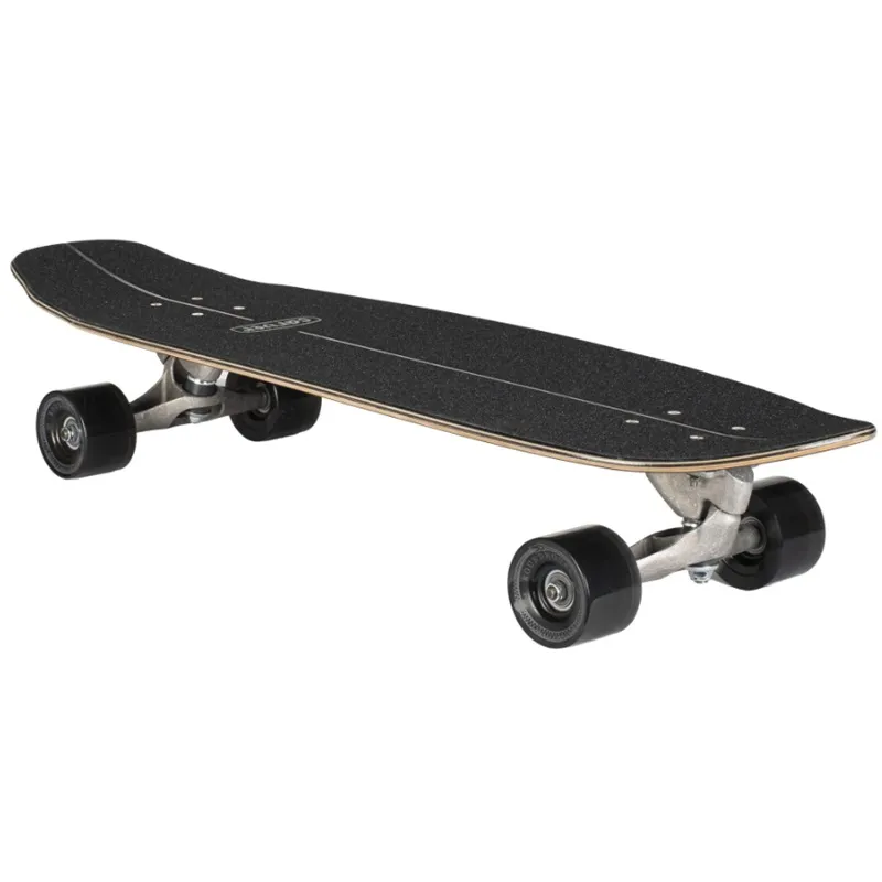 Carver Black Tip Carbon CX Surfskate Skateboard