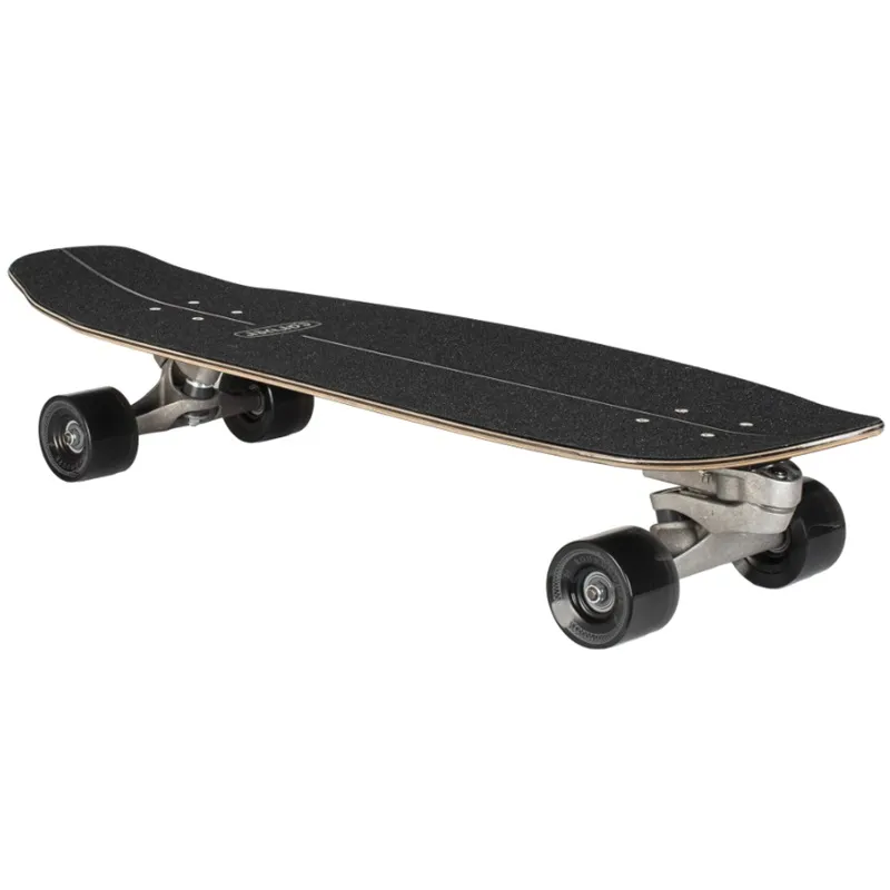 Carver Black Tip Carbon C7 Surfskate Skateboard