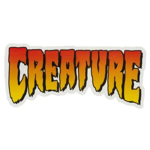 Creature Logo 5.25" Sticker [Colour: Green Yellow]