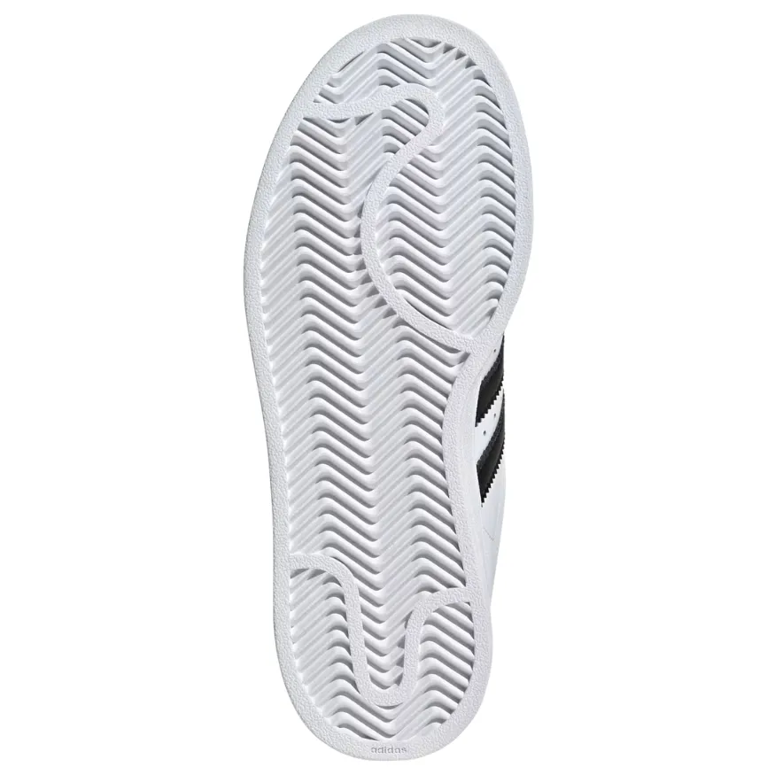 Adidas Superstar II Cloud White Core Black Cloud White Kids Shoes [Size: US 5]