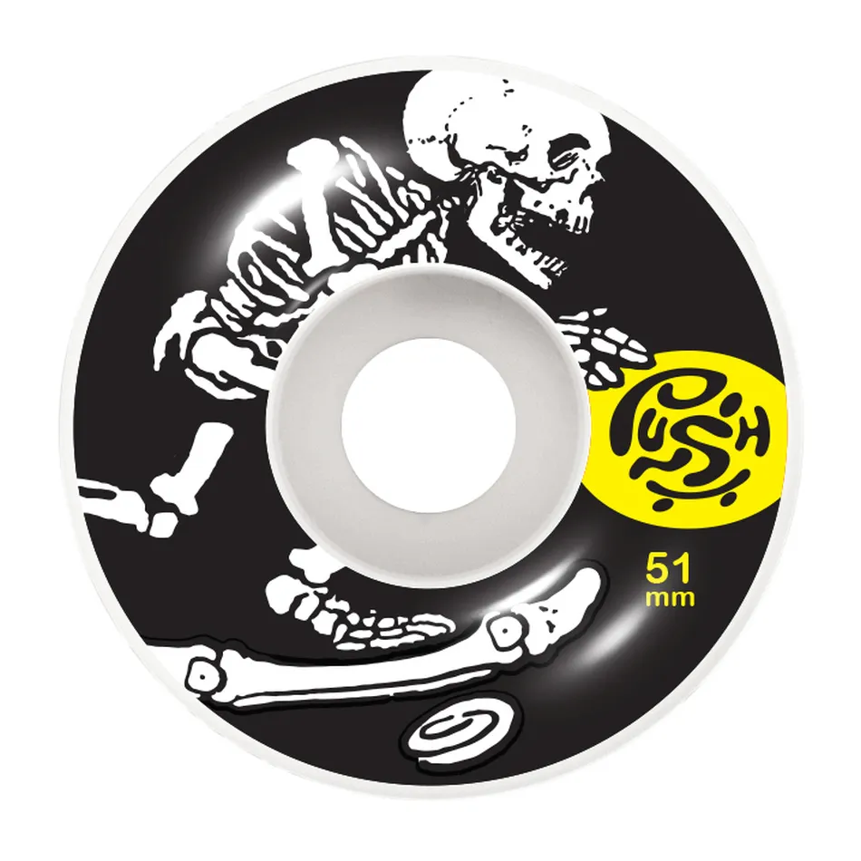 Push Skull Horn Peach 7.5 Complete Skateboard