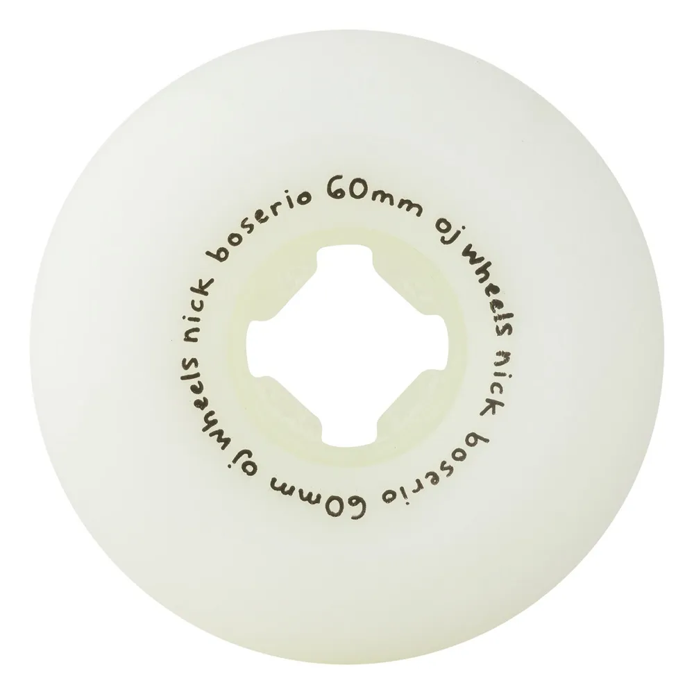 OJ Boserio Ladybugs Original White Red 99A 60mm Skateboard Wheels