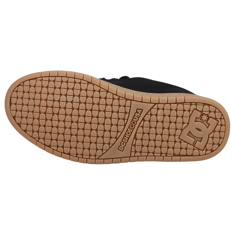 DC Court Graffik Black Black Gum Mens Skate Shoes [Size: US 9]