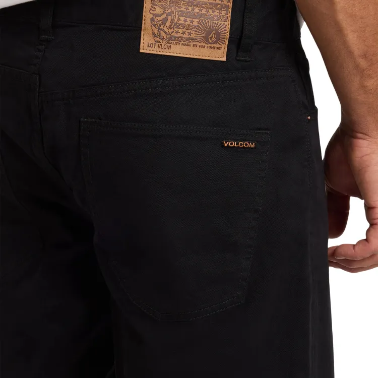 Volcom Solver Lite 5 Pocket Black 19" Shorts [Size: 32]