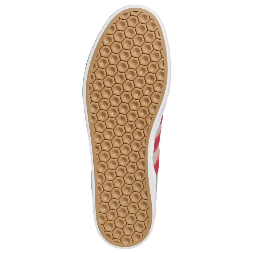 Adidas Busenitz Vulc II Silver Pebble Victory Red Cloud White Shoes [Size: US 9]
