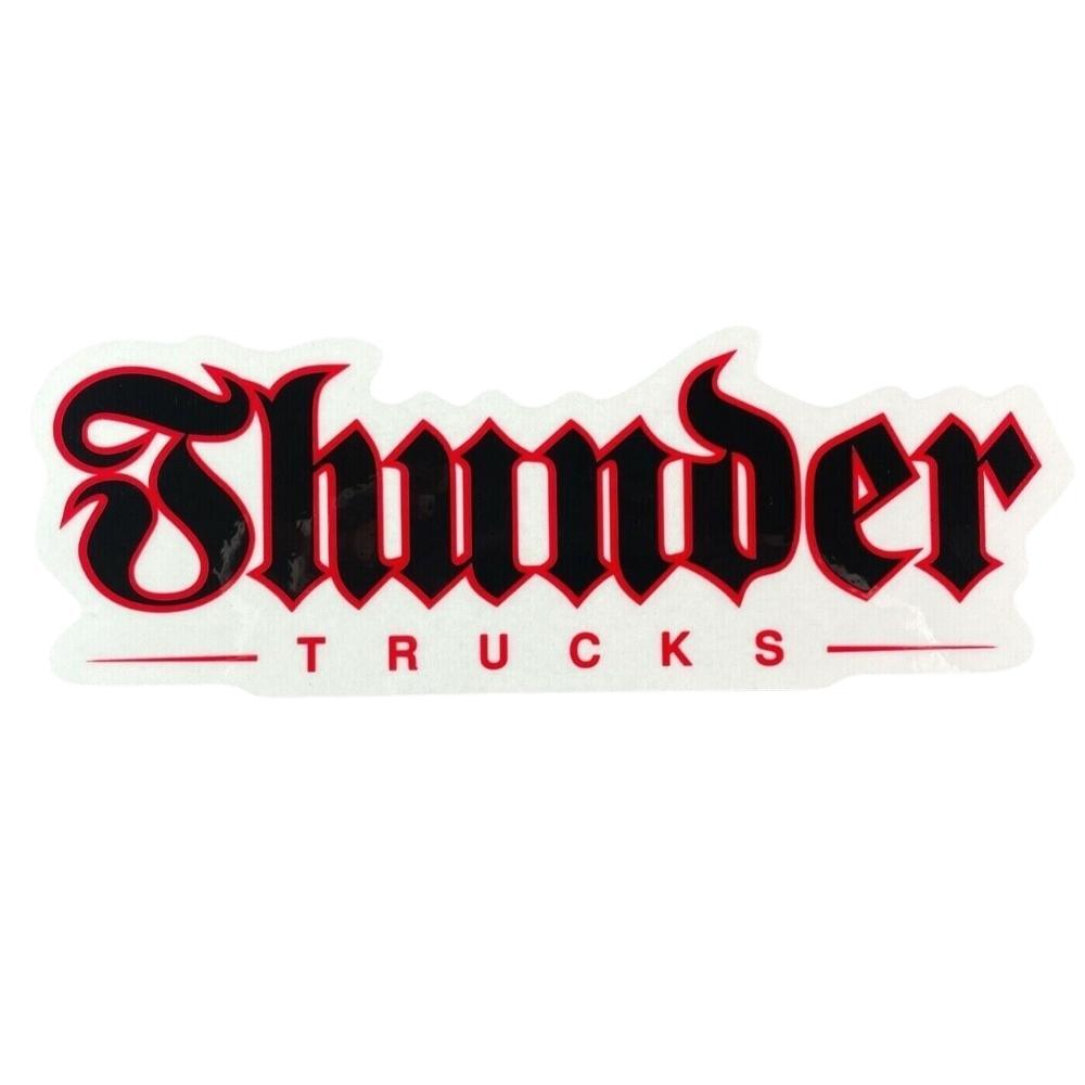 Thunder Trucks Script Large x 1 Skateboard Sticker [Colour: Blue]