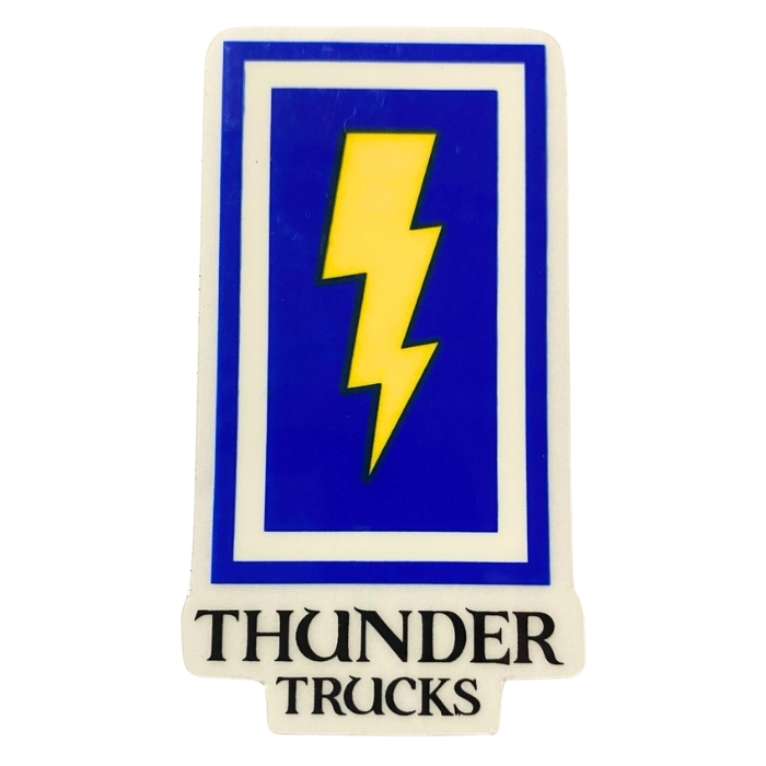Thunder Trucks Boxed Bolt Small Skateboard Sticker [Colour: Black Gold]