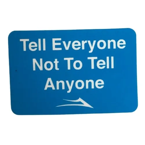 Lakai Blue Decal Sticker [Colour: Name]