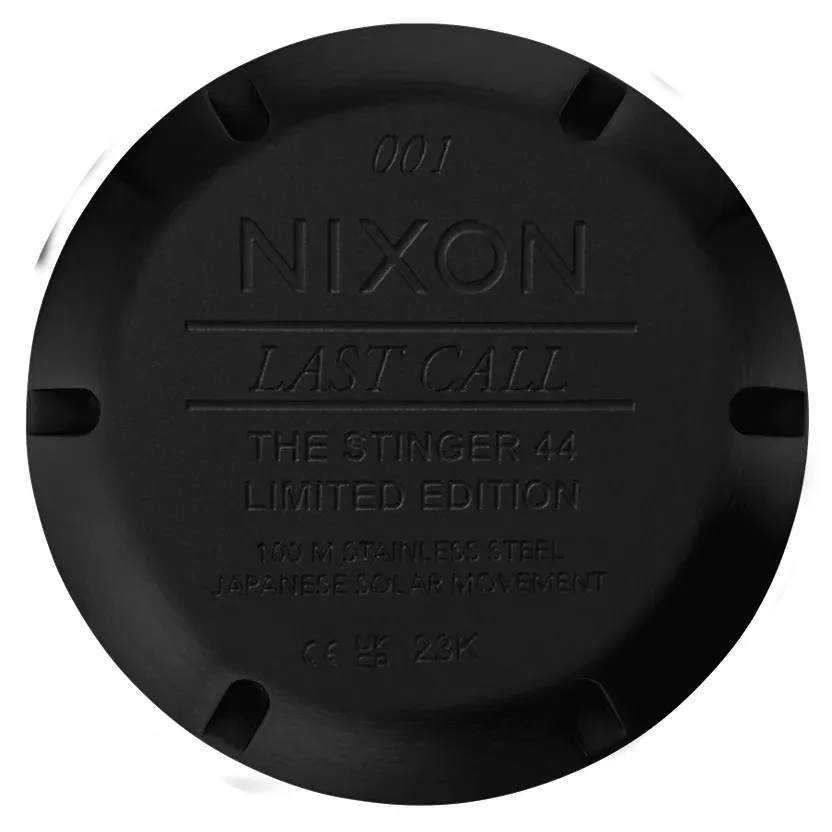 Nixon Stinger 44 All Black Lum Watch