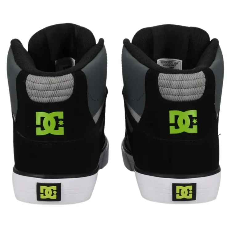 DC Pure High Top WC Grey Black Mens Skate Shoes [Size: US 11]