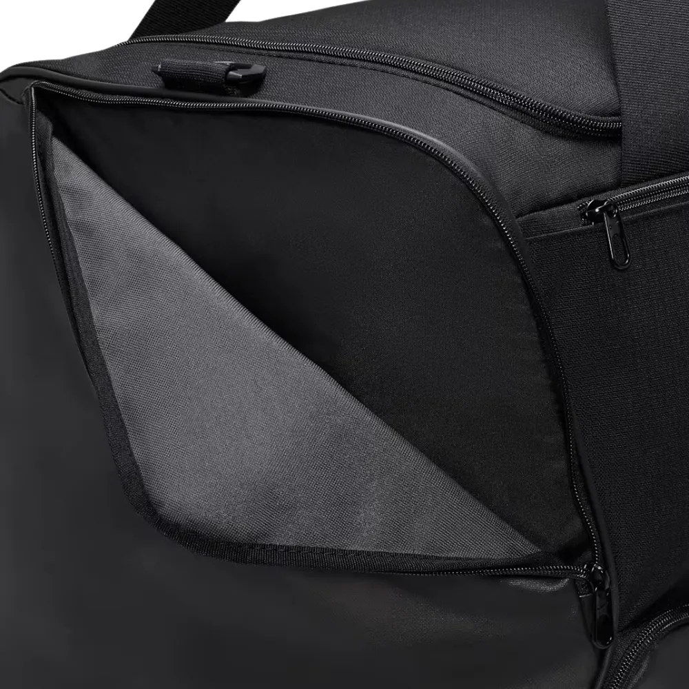 Nike Brasilia 9.5 Black White Large Training Duffel Bag