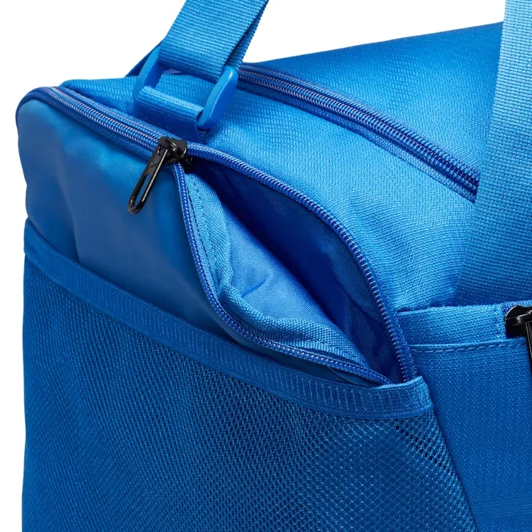 Nike Brasilia 9.5 Game Royal Black White Small Training Duffel Bag