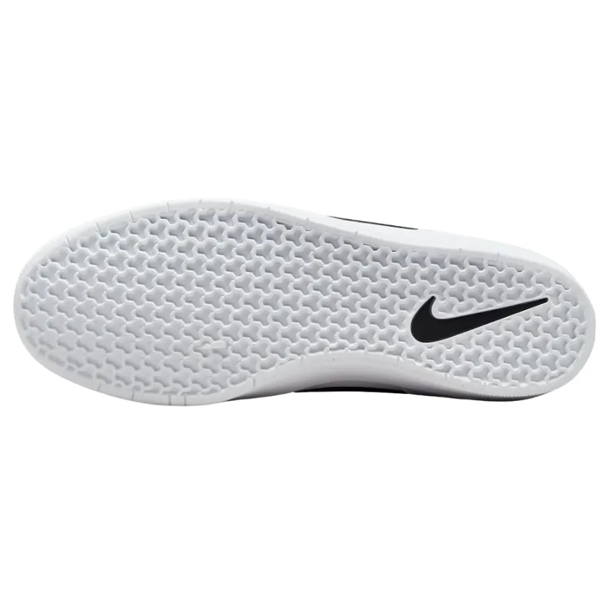 Nike SB Force 58 Premium White Black Mens Skate Shoes [Size: US 9]