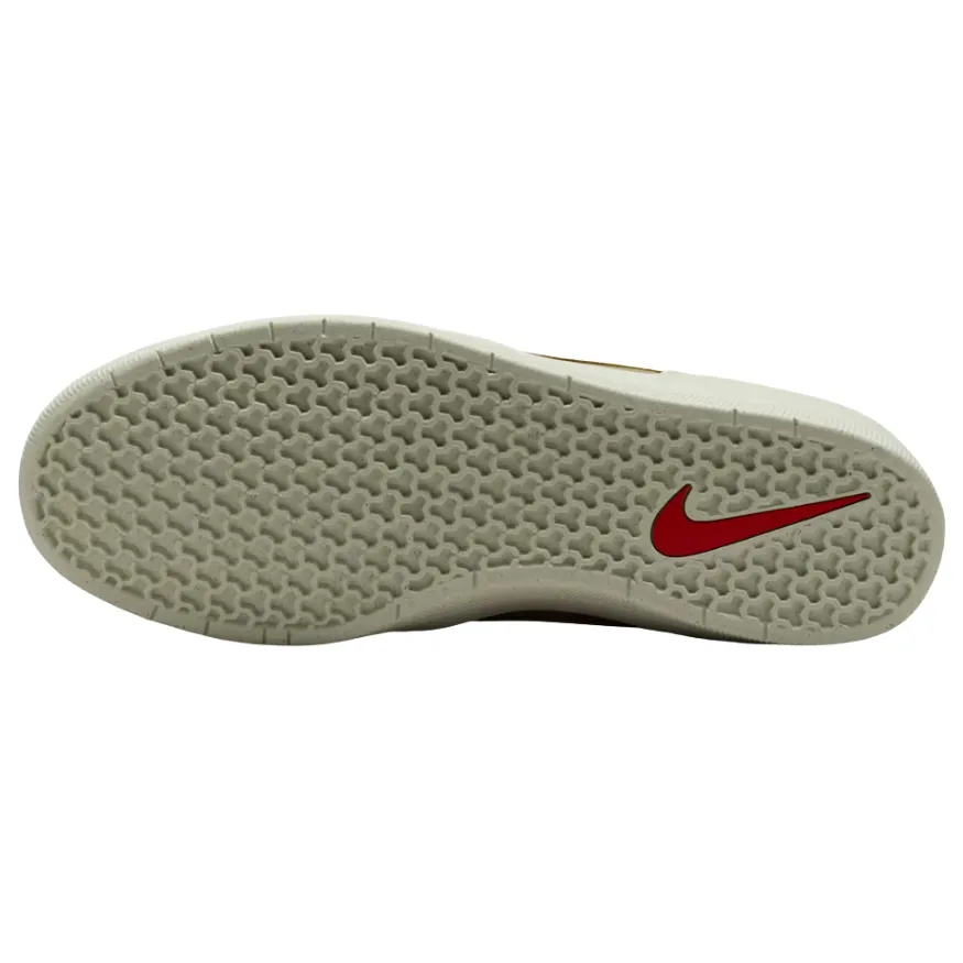 Nike SB Force 58 Coconut Milk Neutral Olive University Red Mens Skate Shoes [Size: US 9]