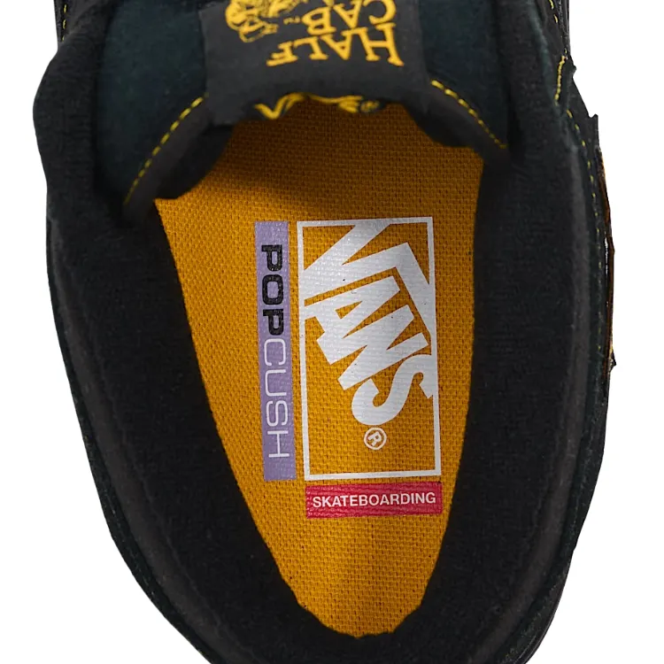 Vans Skate Half Cab Black Mustard Shoes [Size: US 9]