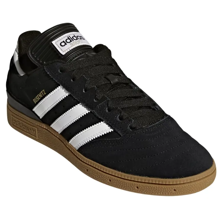 Adidas Busenitz Pro Core Black Cloud White Gold Metallic Shoes [Size: US 9]