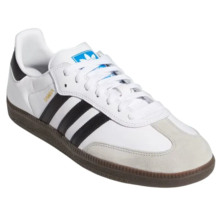 Adidas Samba ADV Cloud White Core Black Gum Shoes [Size: US 9]