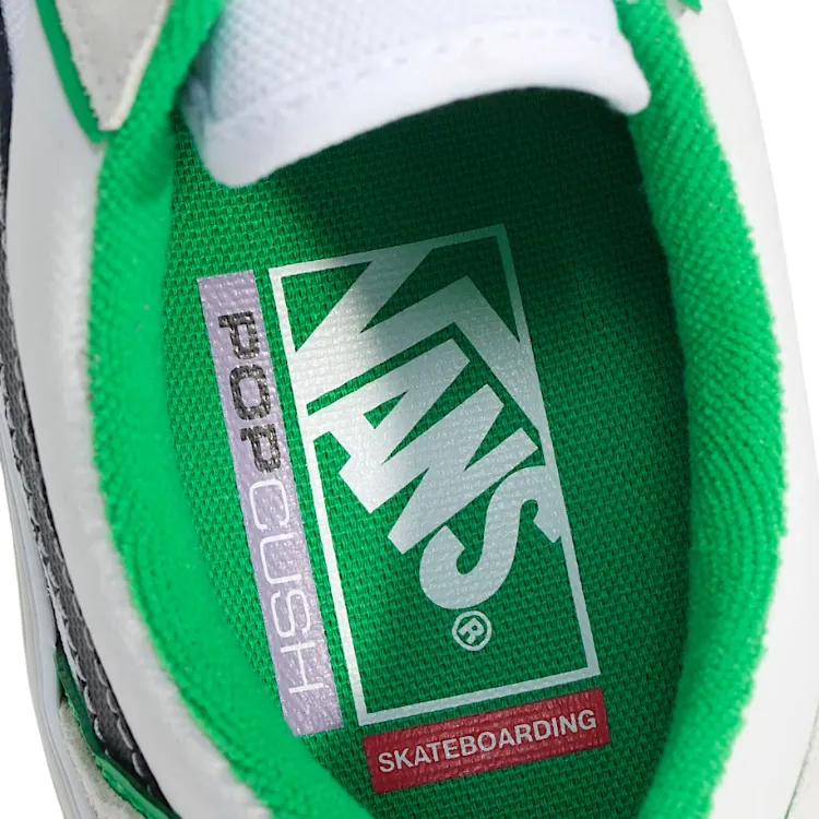Vans Skate Old Skool Wafflecup White Green Shoes [Size: US 9]