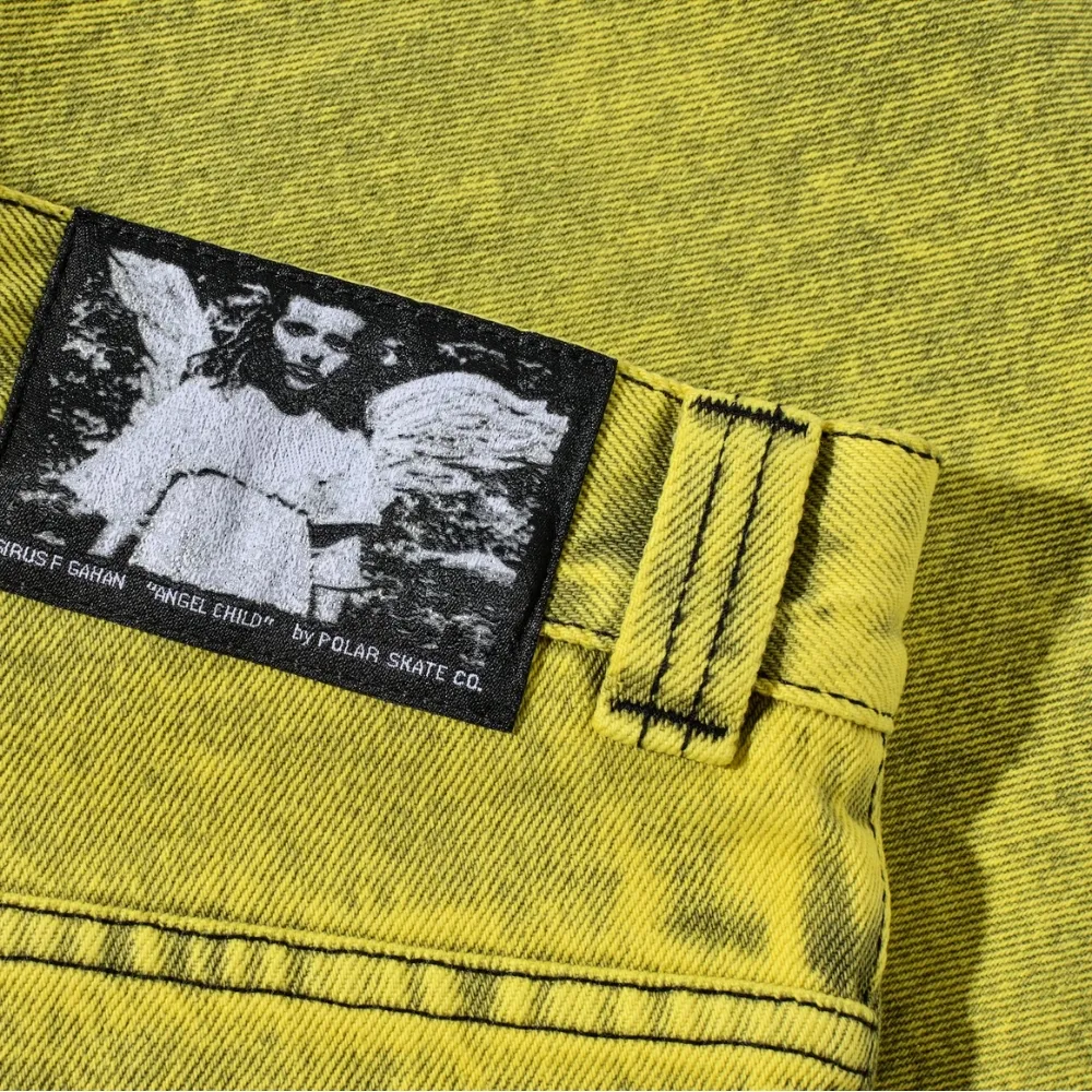 Polar Skate Co Big Boy Angel Child Lemon Black Shorts [Size: S]