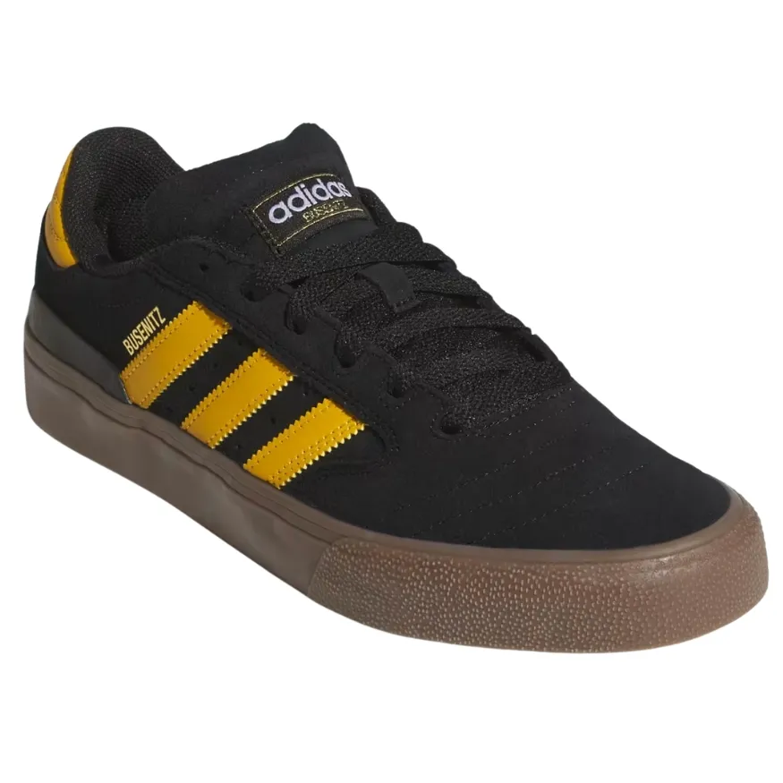 Adidas Busenitz Vulc II Core Black Preloved Yellow Gum Shoes [Size: US 10]