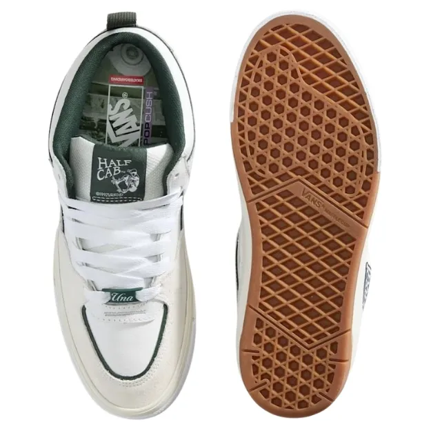 Vans Skate Half Cab Wafflecup Una White Gum Shoes [Size: US 9]