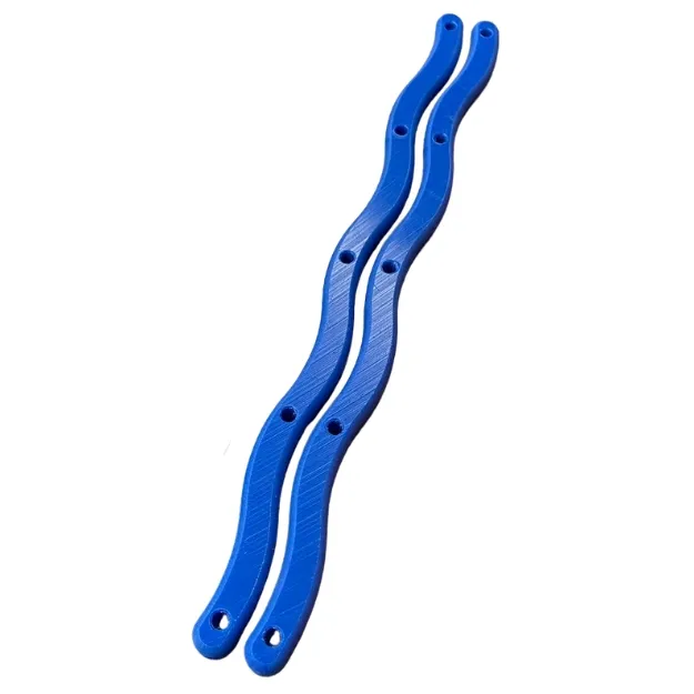 Lil Jawns Wiggle Jawns Skateboard Rails [Colour: White]