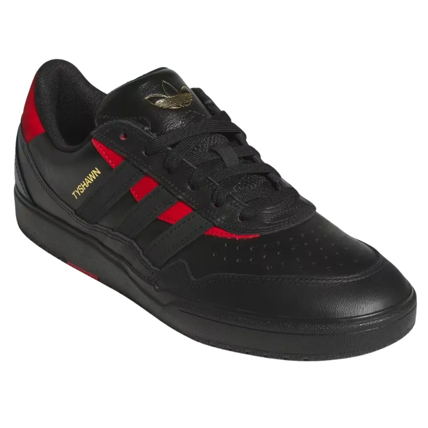 Adidas Tyshawn II Core Black Core Black Better Scarlet Shoes [Size: US 9]