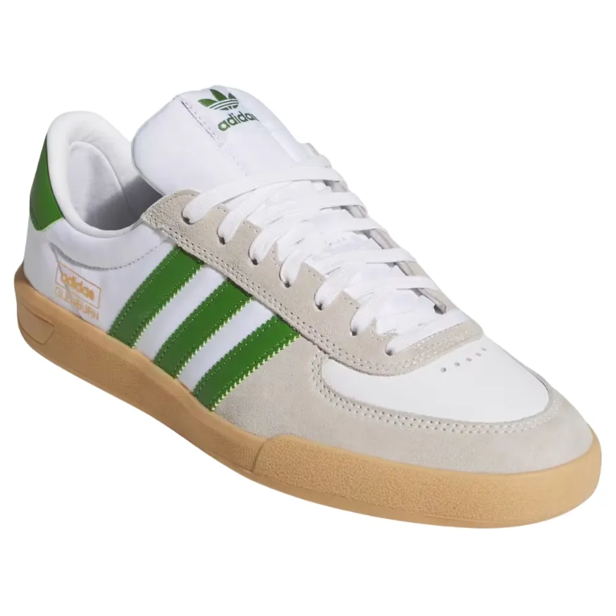 Adidas Glenburn Cloud White Crew Green Gum Shoes [Size: US 10]