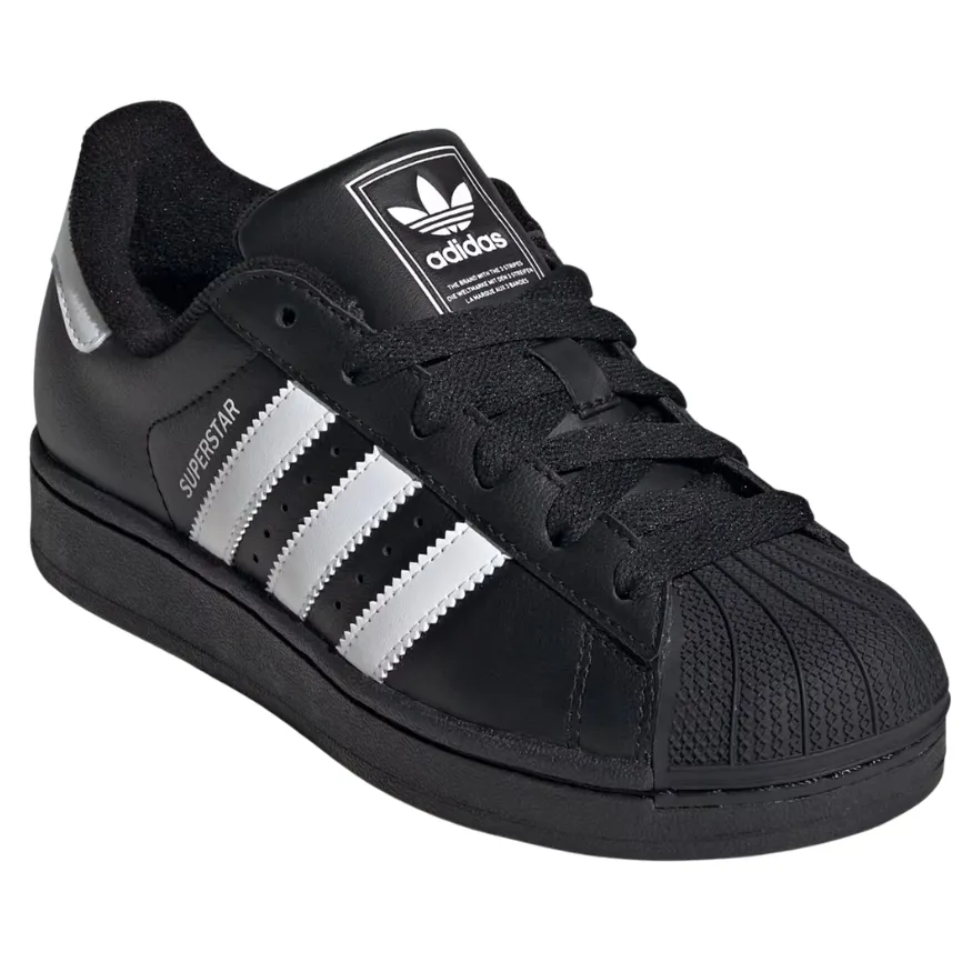 Adidas Superstar II Core Black Cloud White Core Black Kids Shoes [Size: US 5]