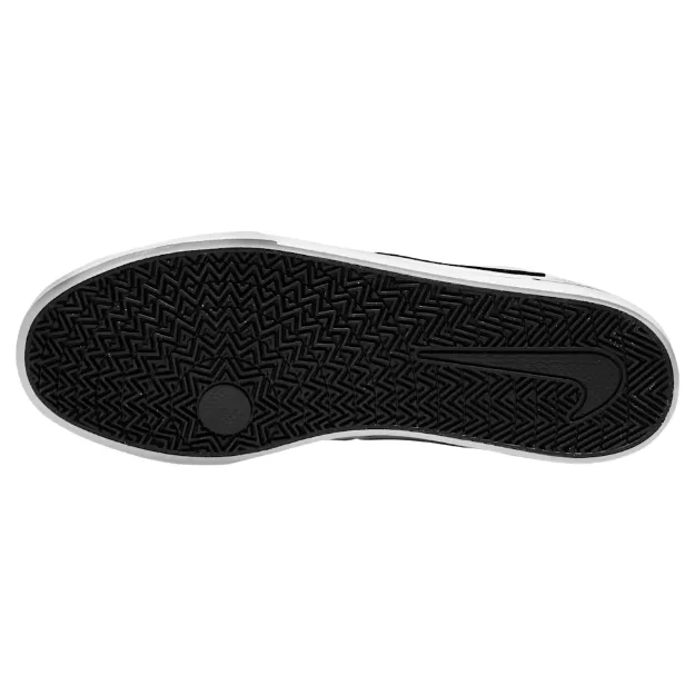 Nike SB Chron 2 Canvas White White Black Mens Skate Shoes [Size: US 9]