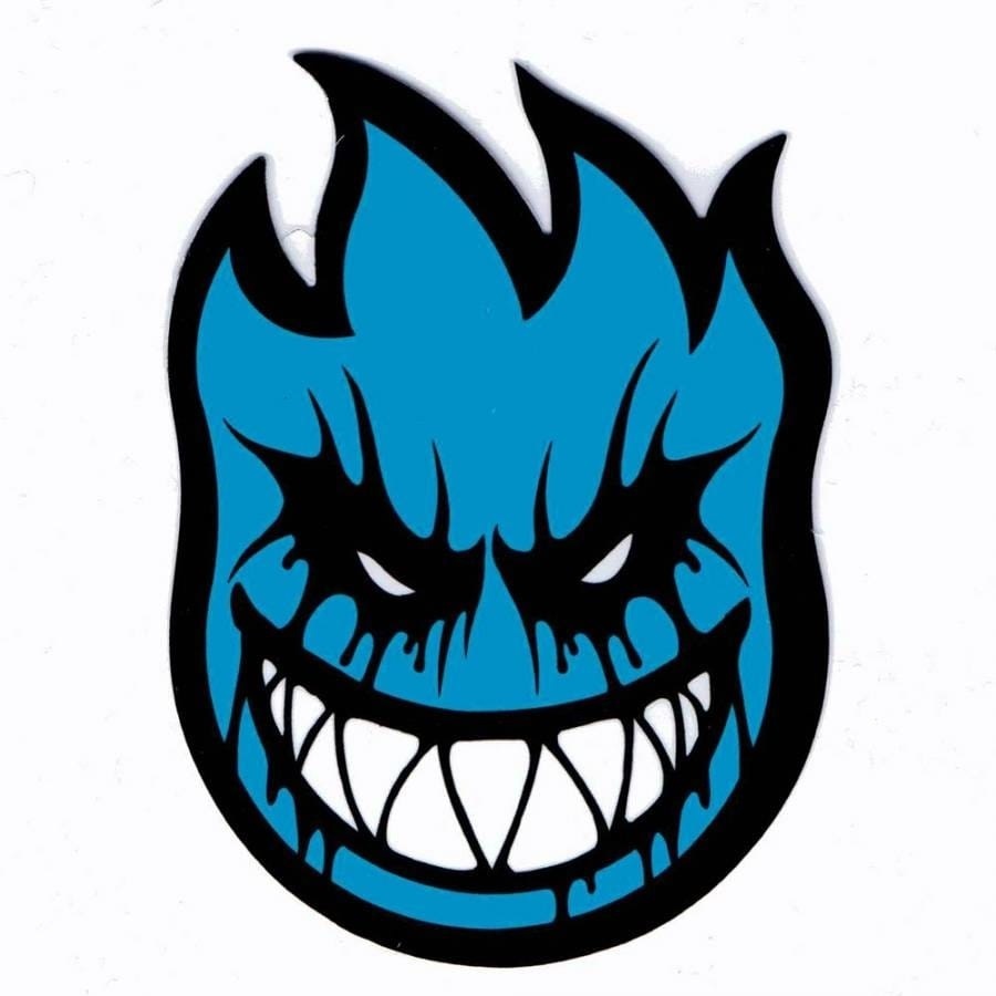 Spitfire Bighead Deathmask Sticker [Colour: Blue]