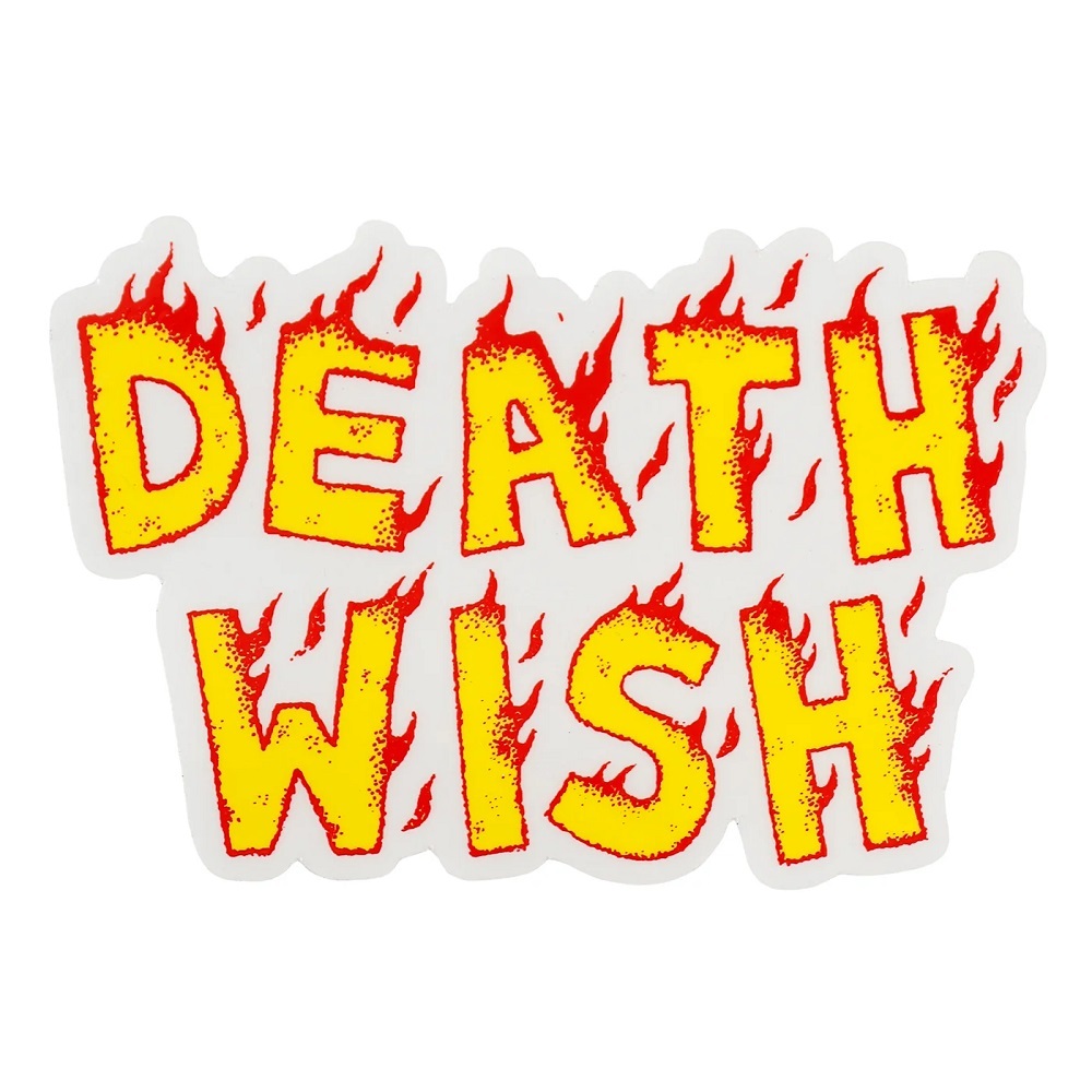Deathwish Mind Wars Skateboard Sticker [Colour: The Evil One]