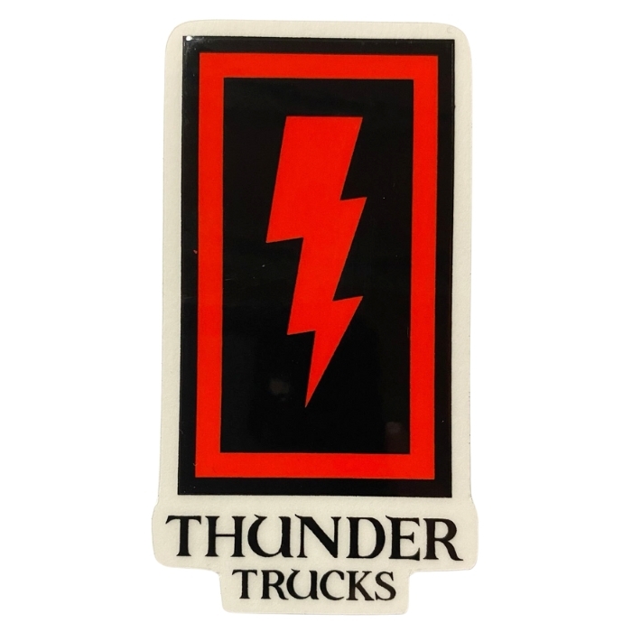 Thunder Trucks Boxed Bolt Small Skateboard Sticker [Colour: Blue Yellow]