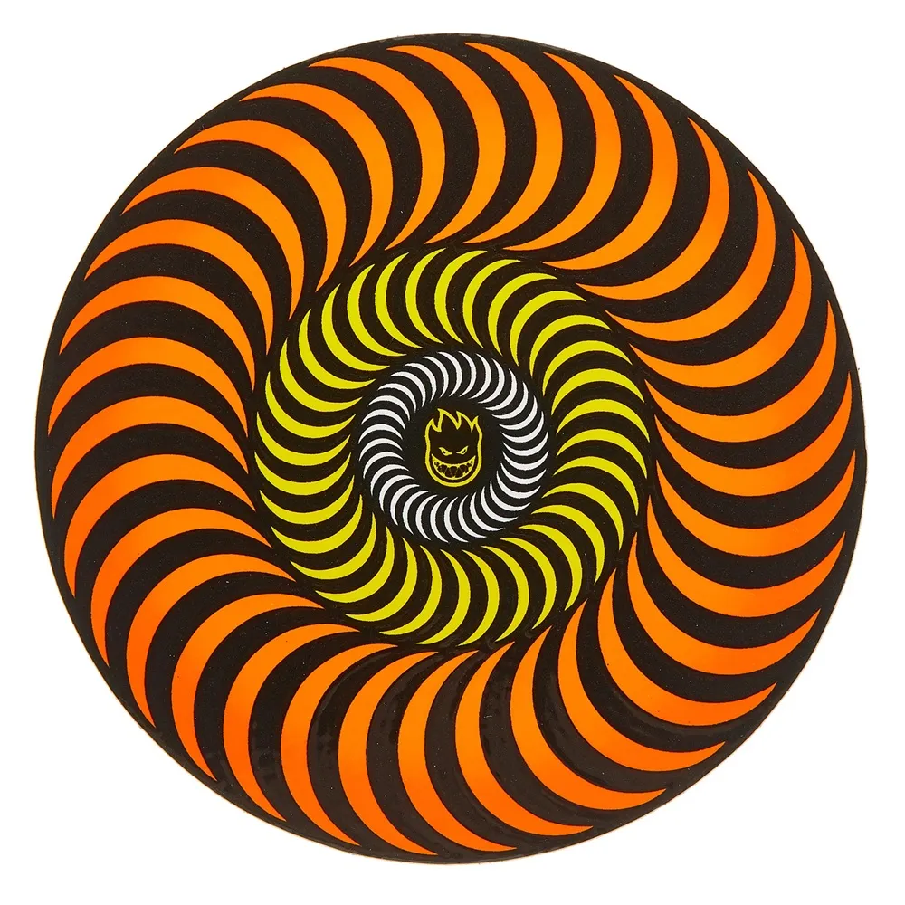 Spitfire Tri-Col Swirl Sticker [Colour: Blue]