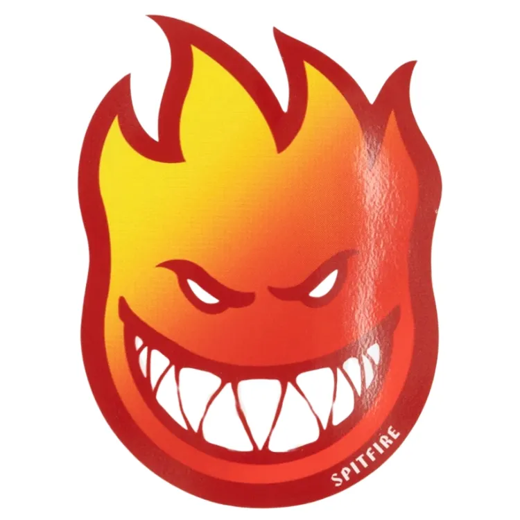 Spitfire Bighead Fade Medium Sticker [Colour: Blue Red]