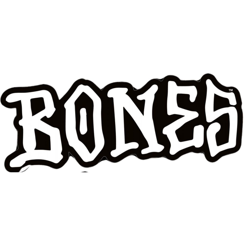 Bones Logo Sticker [Colour: Silver]