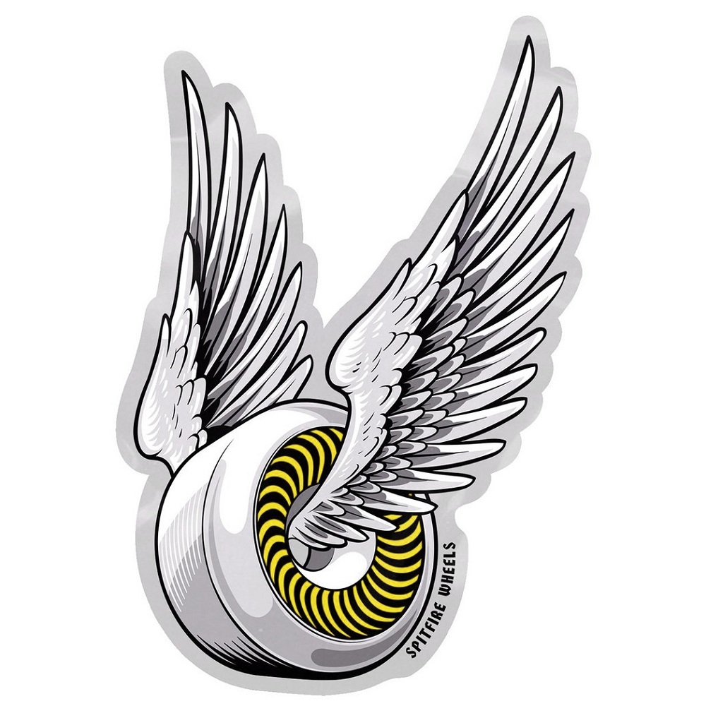 Spitfire OG Classic Medium Sticker [Colour: Orange]