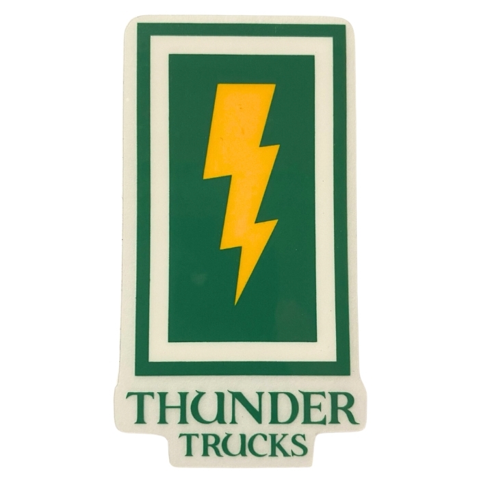 Thunder Trucks Boxed Bolt Small Skateboard Sticker [Colour: Black Gold]
