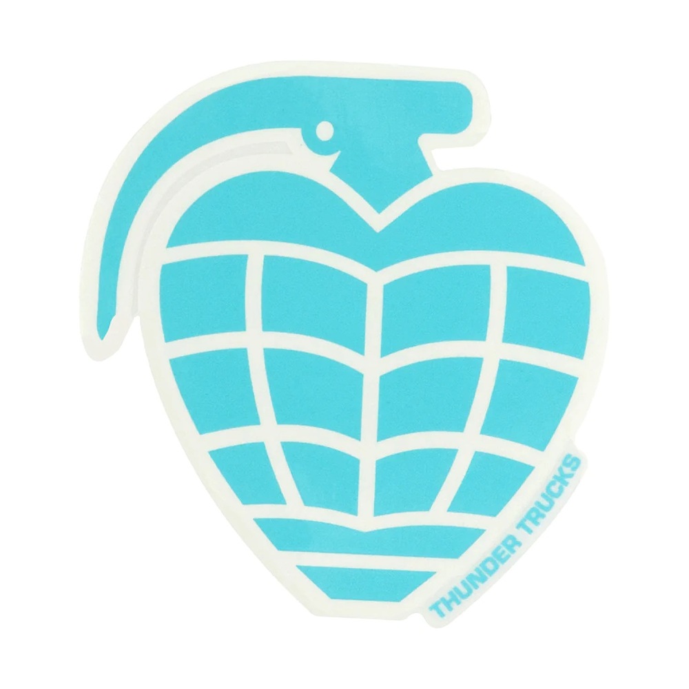 Thunder Trucks Grenade Diecut Small Skateboard Sticker [Colour: Green Black]