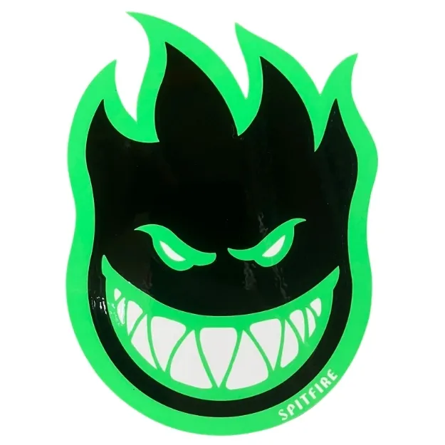 Spitfire Bighead Fill Medium Sticker [Colour: Green Green]