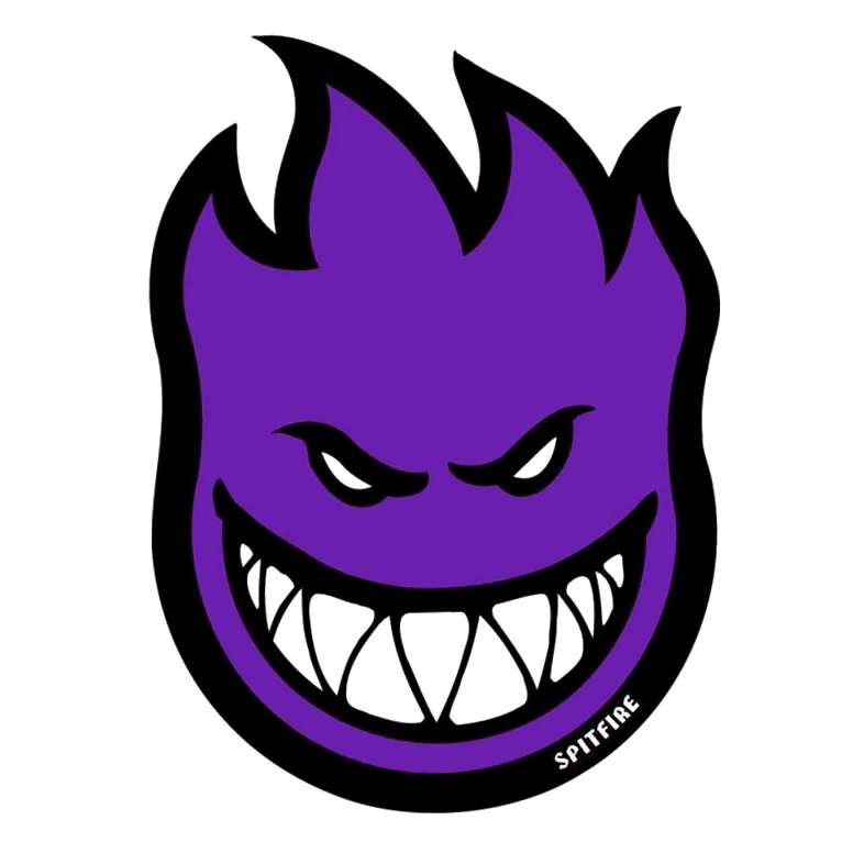 Spitfire Fireball Mini Sticker [Colour: Orange]