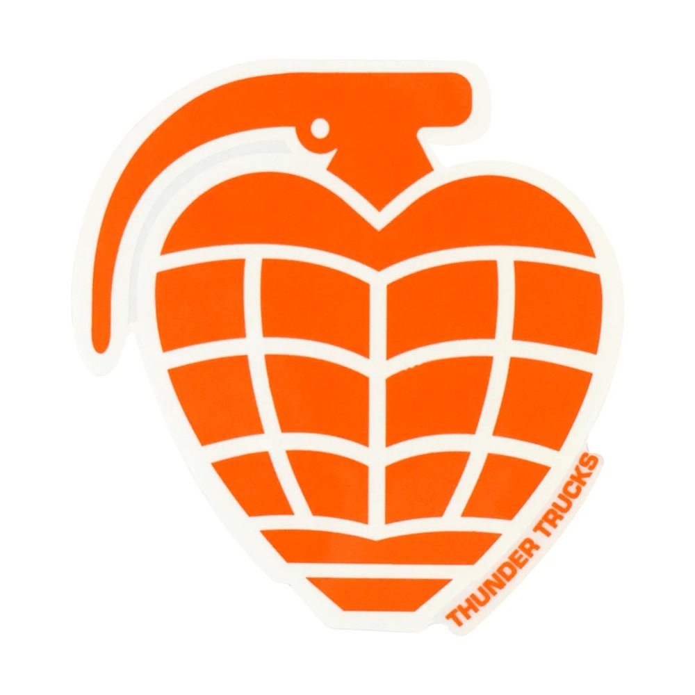 Thunder Trucks Grenade Diecut Small Skateboard Sticker [Colour: Green Black]