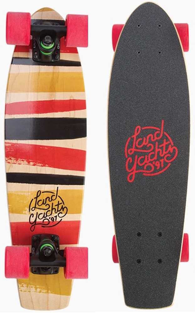 Landyachtz Cruiser Skateboard Complete 24 Dinghy Stripe