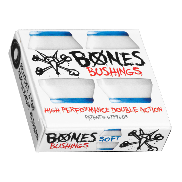 Bones Soft White Skateboard Bushings