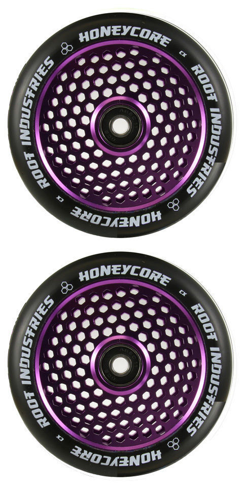 Root Industries Honey Core 120mm Wheel Set Black Purple