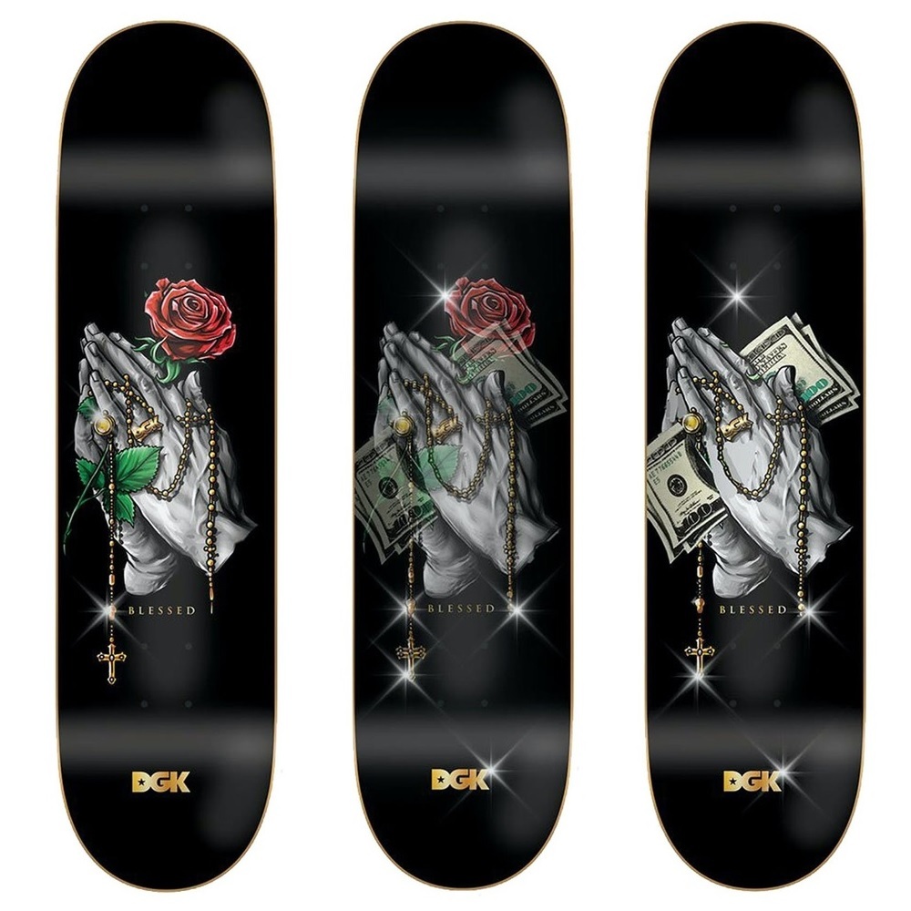 Dgk Rosary Lenticular 8.25 Skateboard Deck