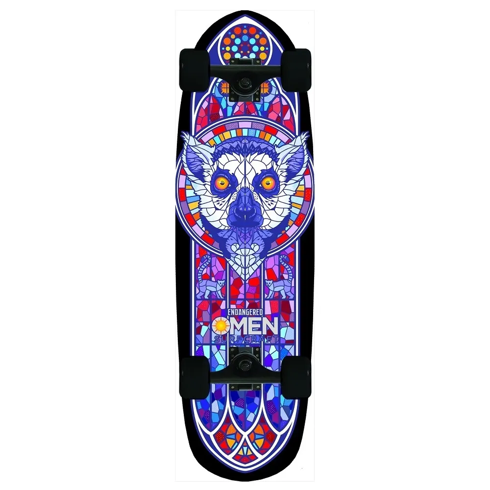 Omen Endangered Lemur 33 Cruiser Skateboard