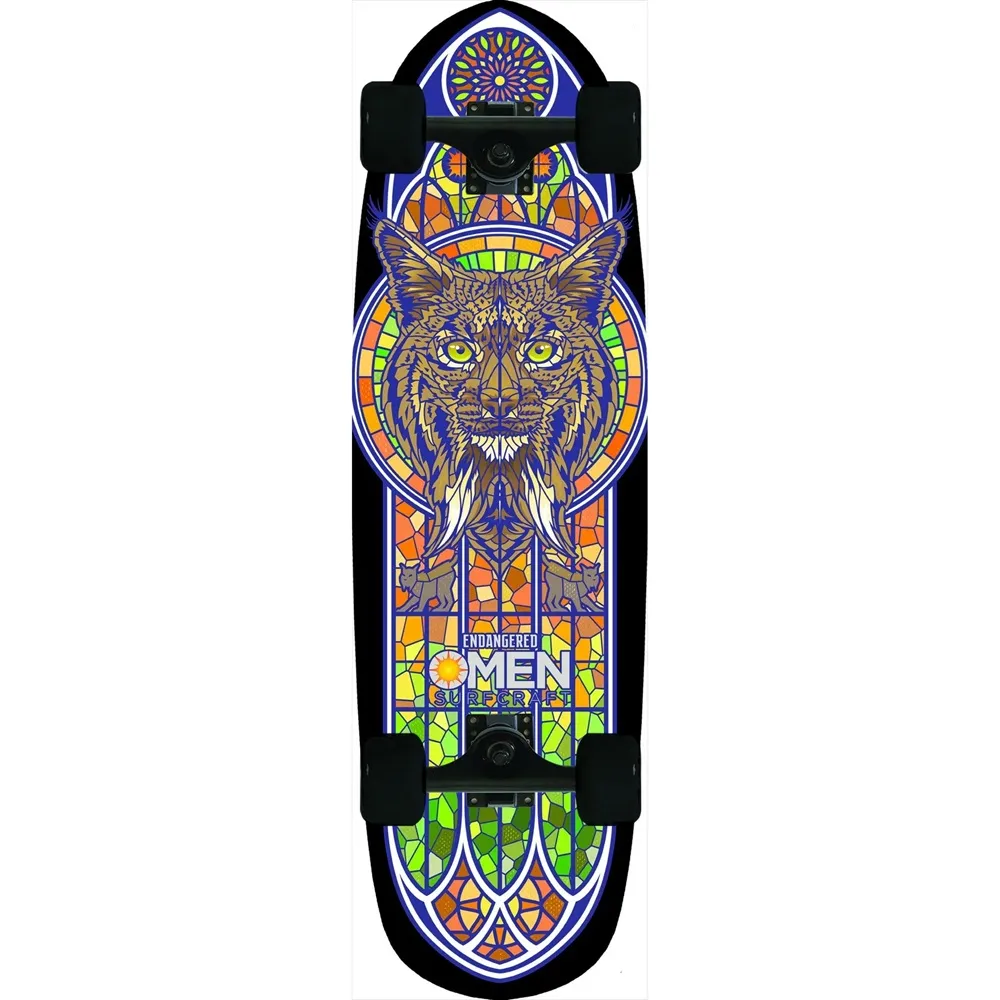 Omen Endangered Lynx 33 Cruiser Skateboard